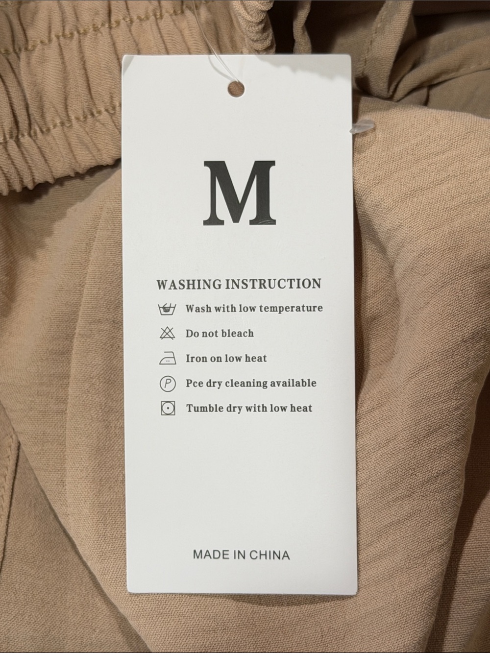 Madewell Relaxed Wide-Leg Drawstring Pants - Taupe (M) - Picture 5 of 5